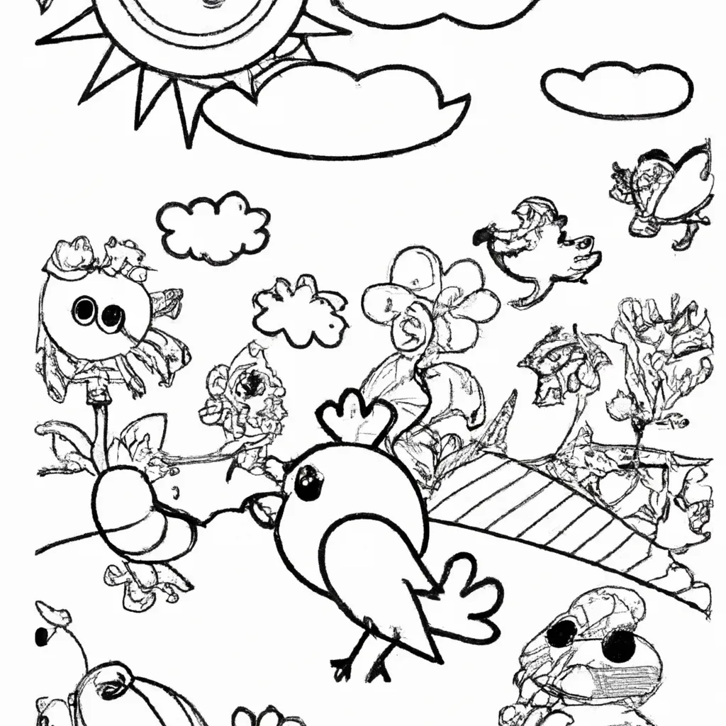 Pequenos Desenhos para Imprimir e Colorir (Atividades Grátis)