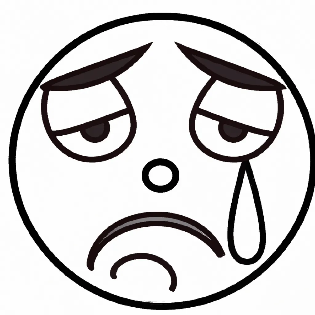 Colorir Emoji de Cansado2 Colorir Emoji de Cansado2