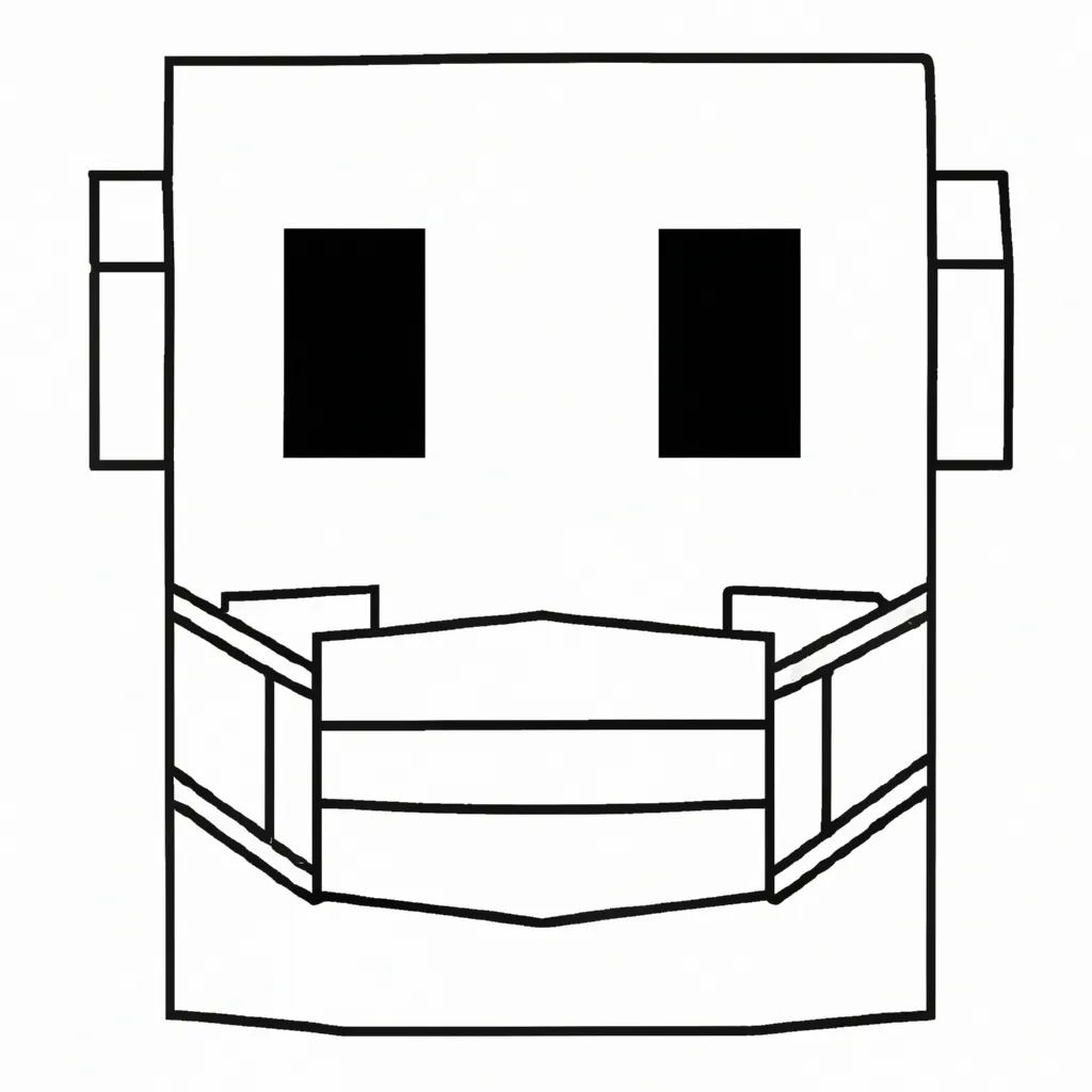 Colorir Mascaras do Minecraft Colorir Mascaras do Minecraft