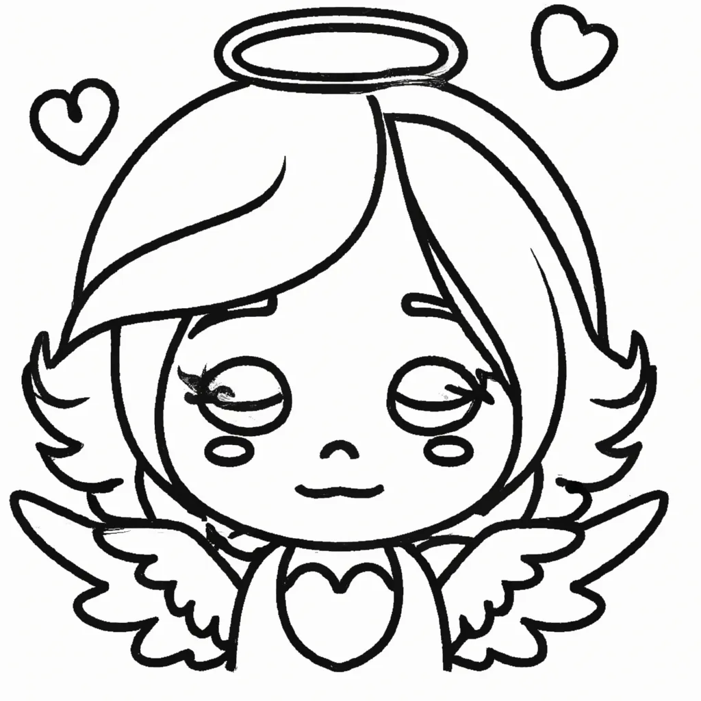 Colorir emoji de anjo Colorir emoji de anjo