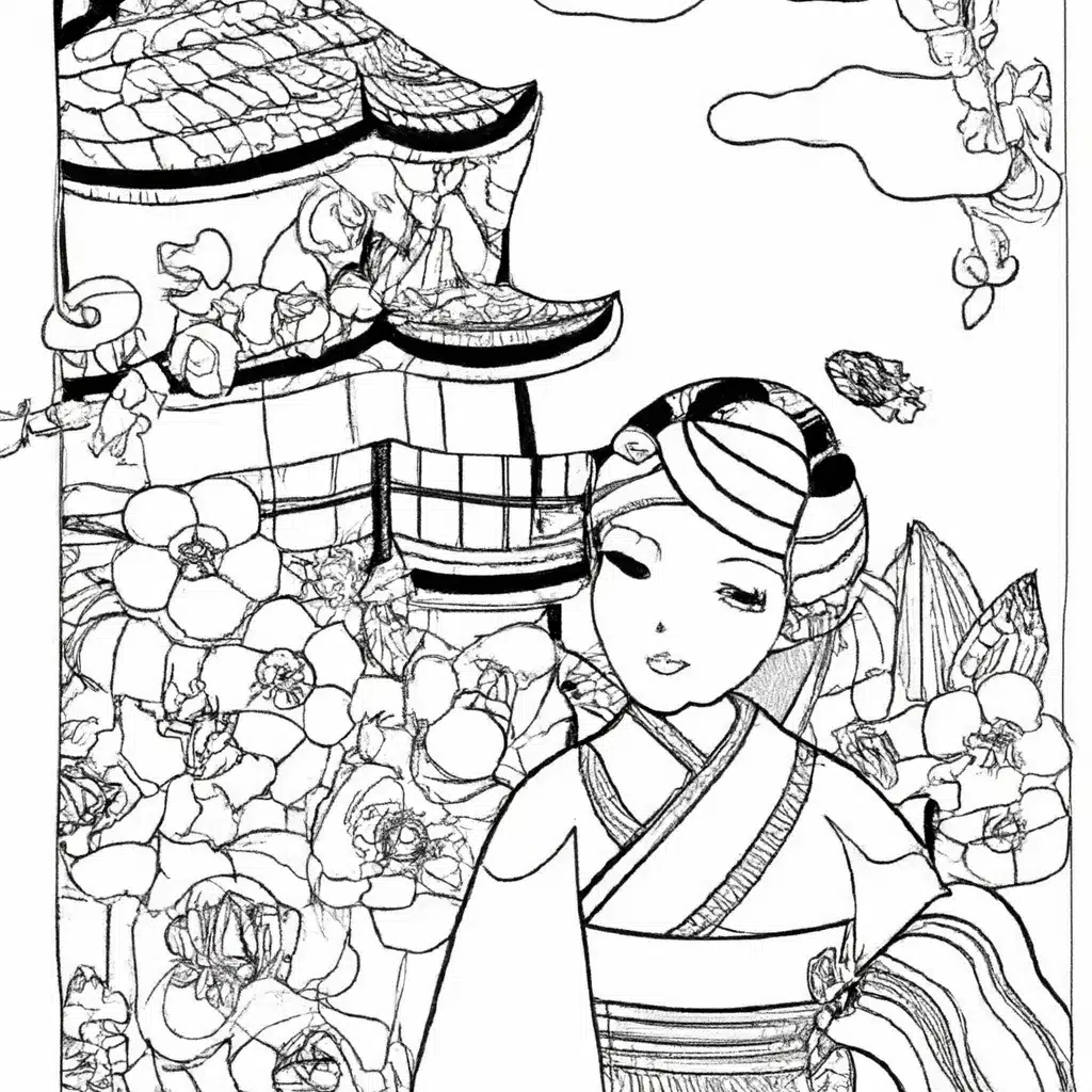 Colorir japones2 Colorir japones2
