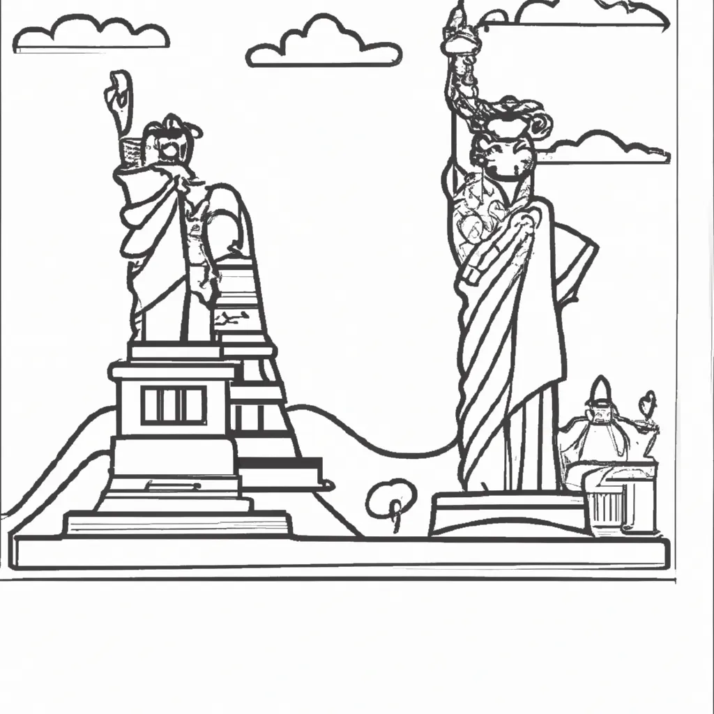 Colorir monumentos famosos Colorir monumentos famosos