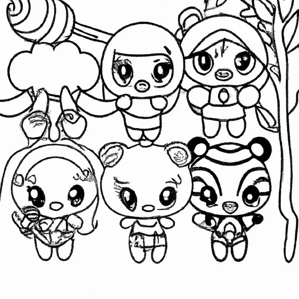 Desenhos Bonecos Kawaii2 Desenhos Bonecos Kawaii2