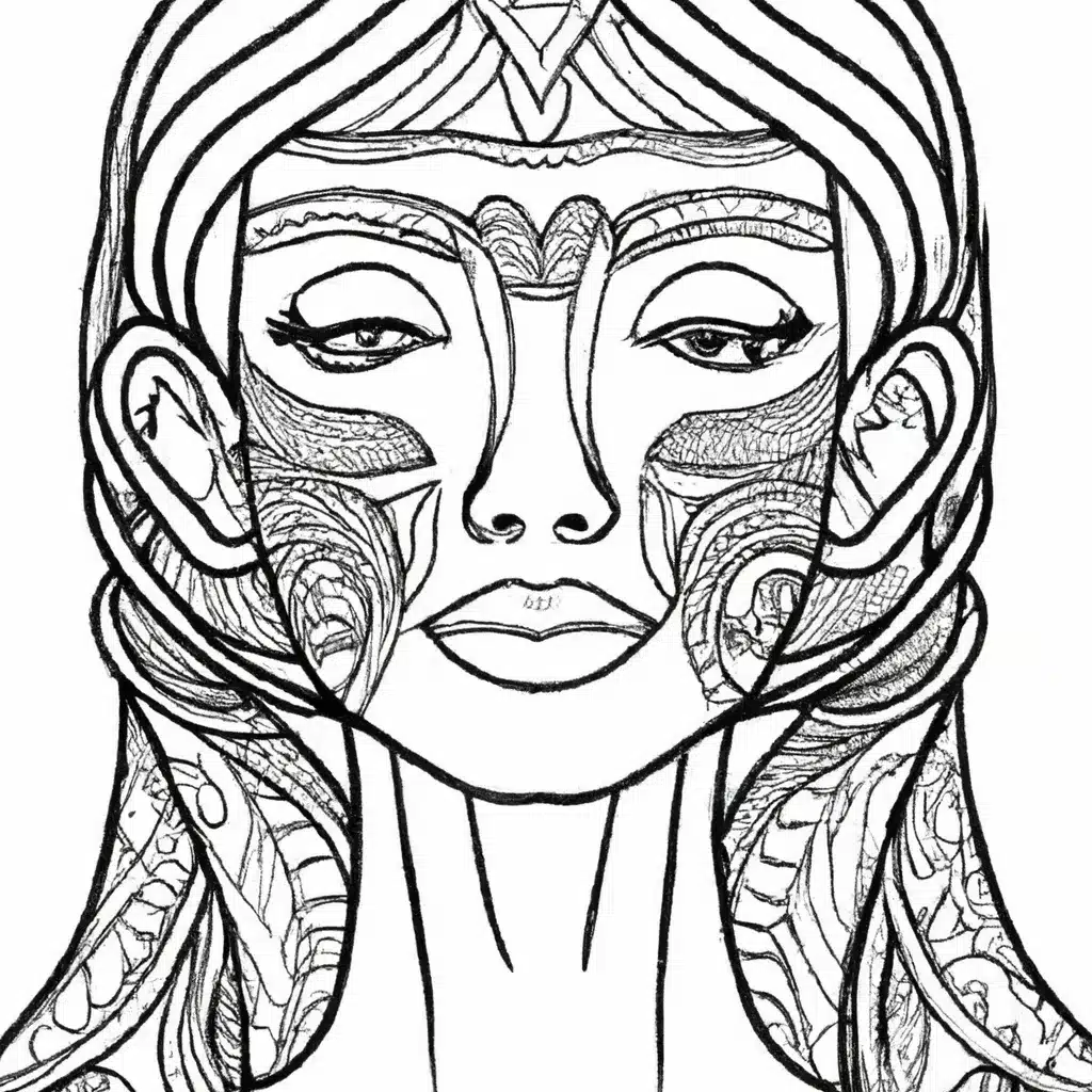 Desenhos Rosto Feminino2