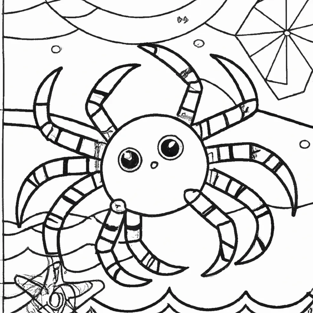 Desenhos aranha do mar2
