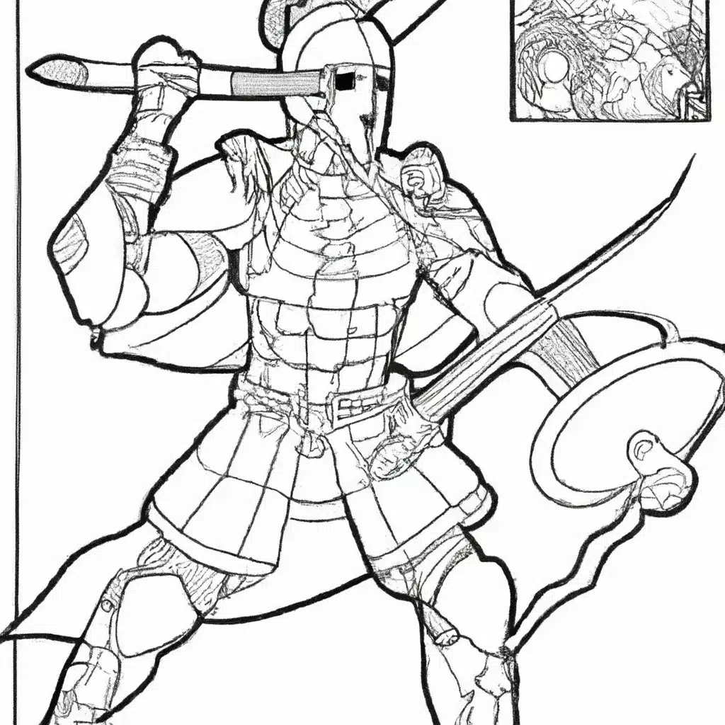Desenhos espartano2