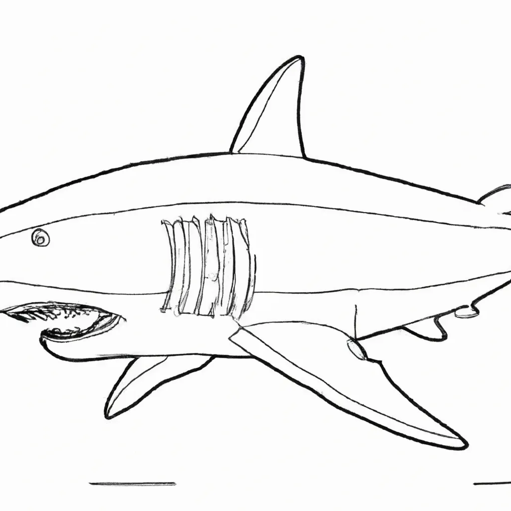 Desenhos tubarao megalodon2