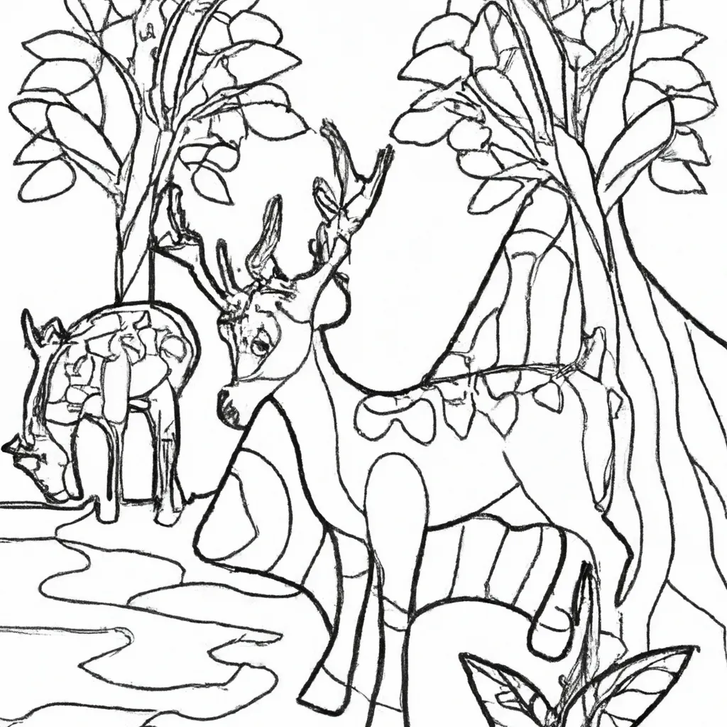 Desenhos veados Desenhos veados