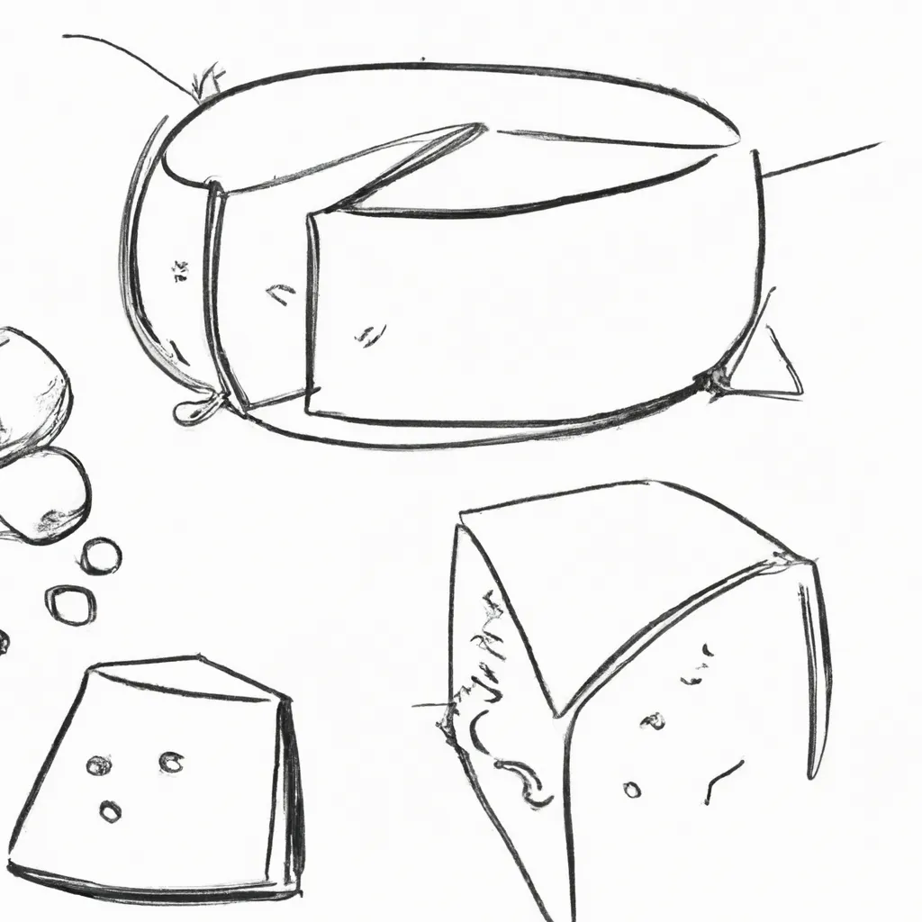 Dicas desenhar queijo