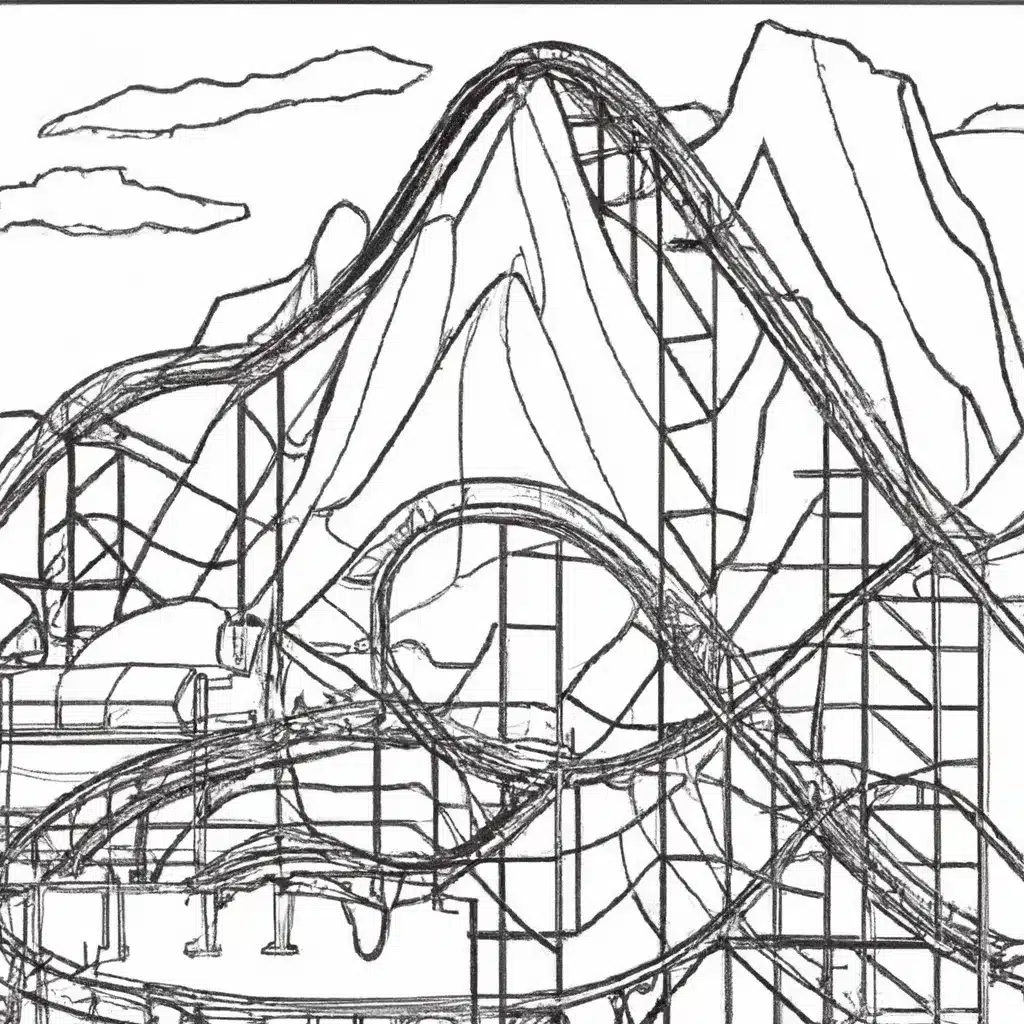 Montanha Russa: Desenhos para Colorir e Imprimir! [Grátis]