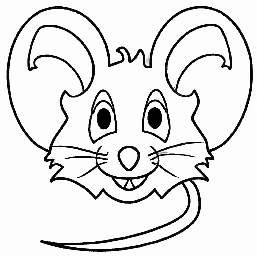 Figura carinha de rato Figura carinha de rato