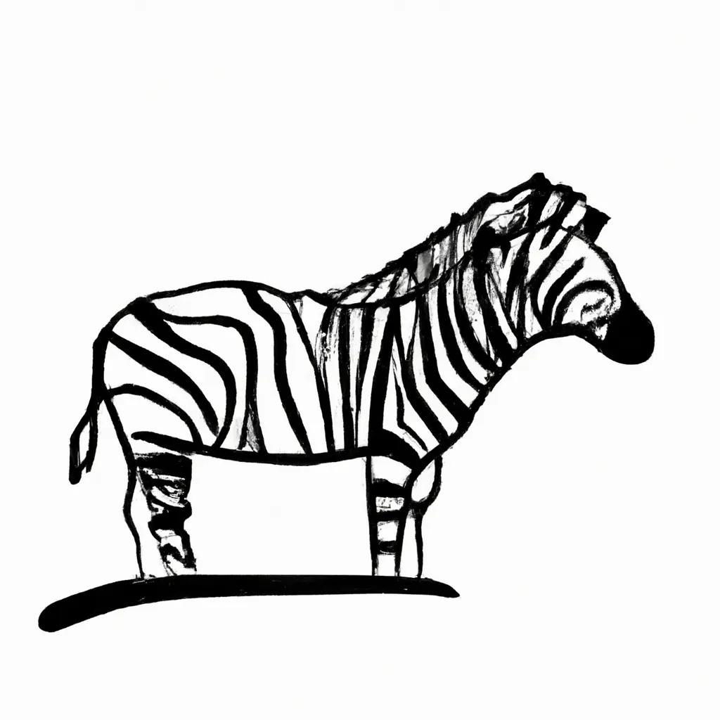 Fotos desenhar zebra