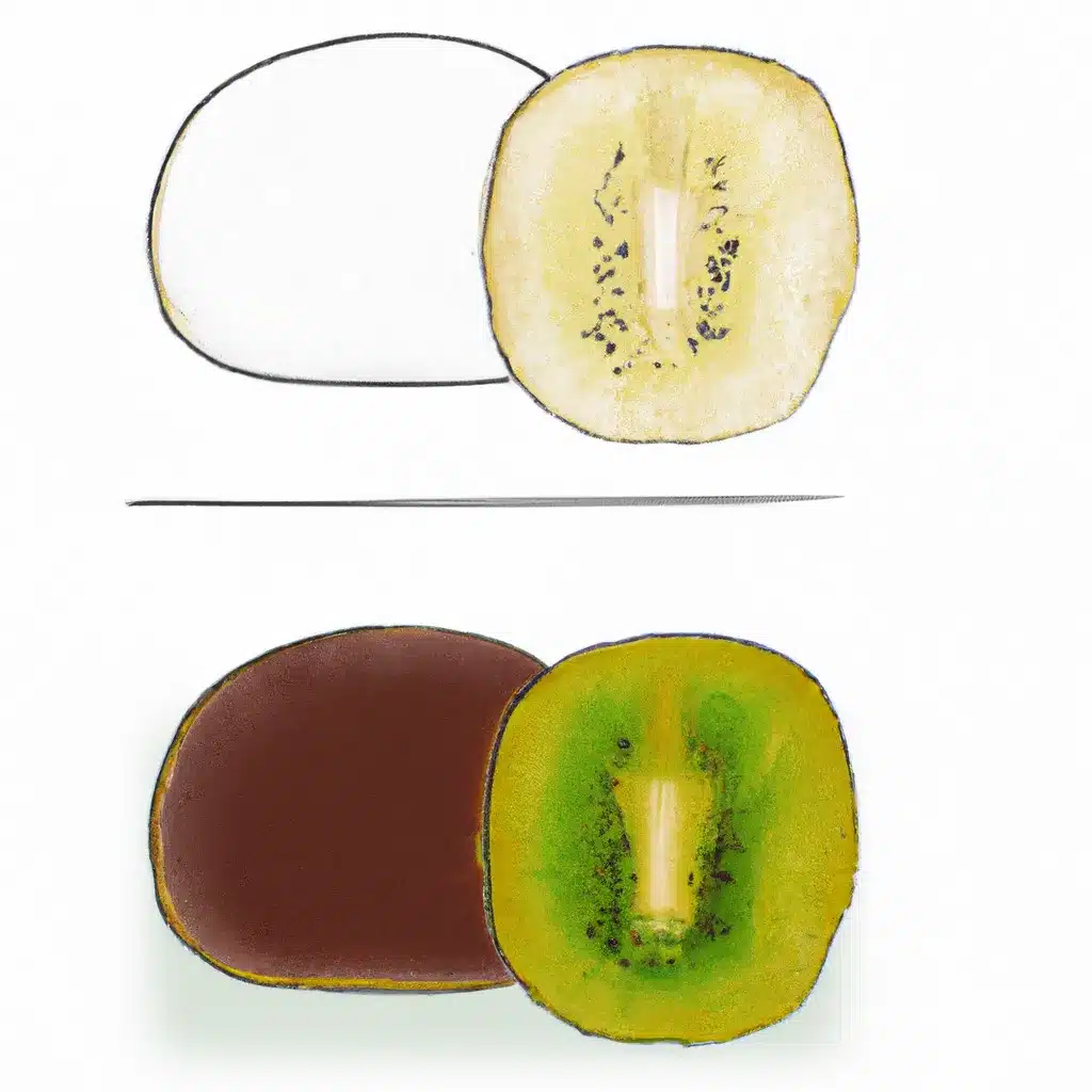 Ideias como desenhar kiwi