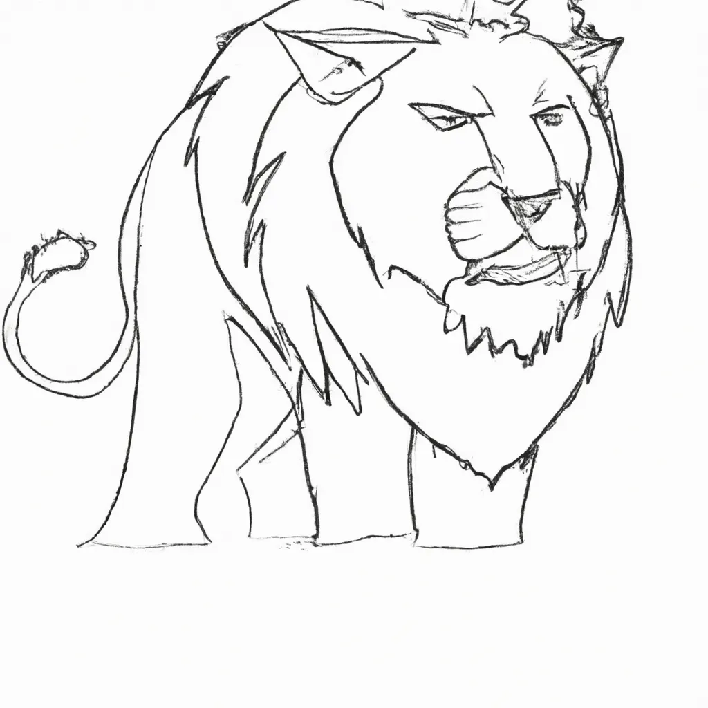Imagens como desenhar leao