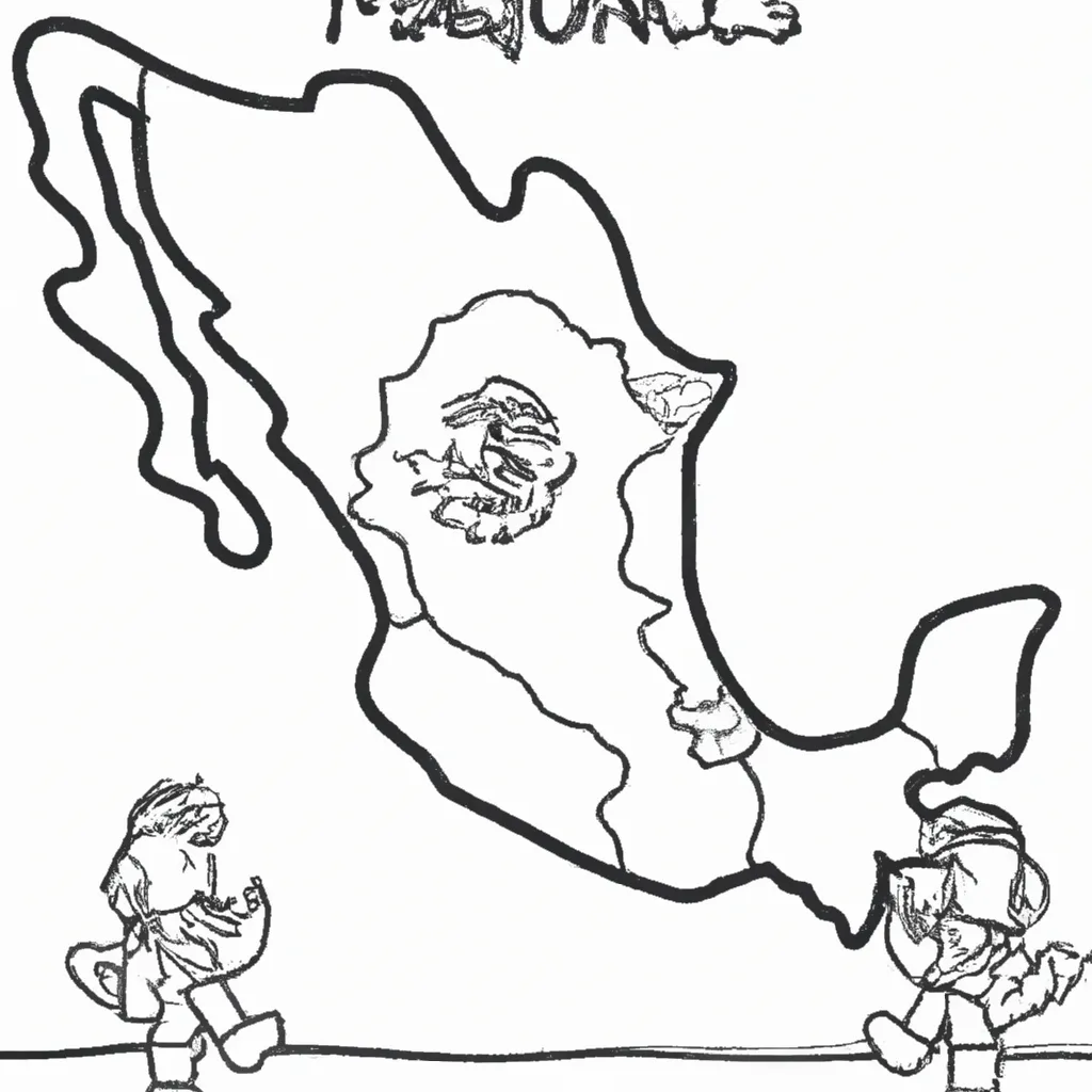 Mexe no México com Mapa para Colorir! (Grátis)