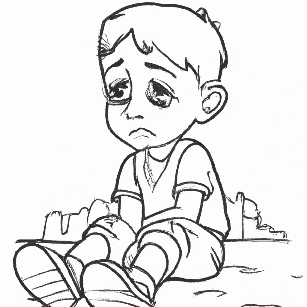 Imprimir Menino Triste2