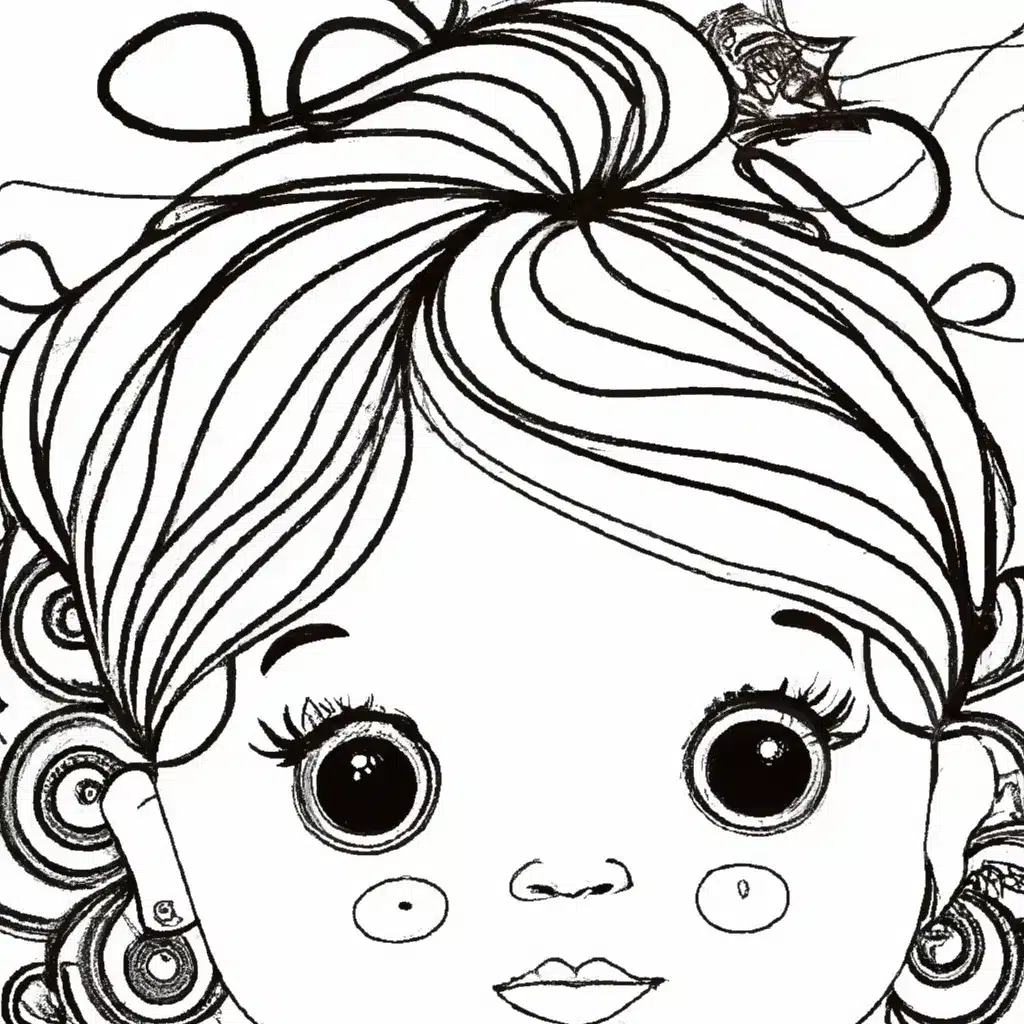 Imprimir Rosto de Menina