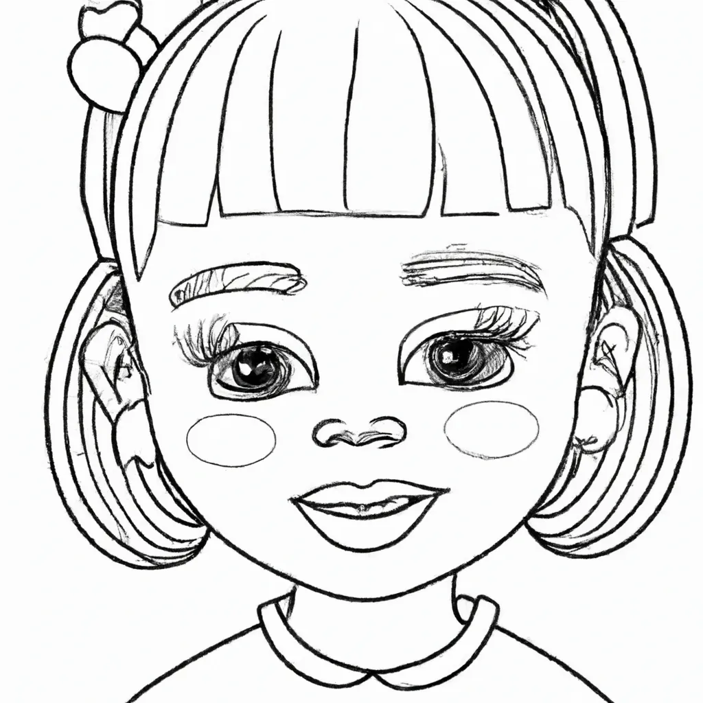 Imprimir Rosto de Menina2