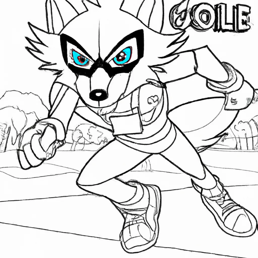 Sonic Lobo: Desenhos para Colorir e Imprimir! (Grátis)