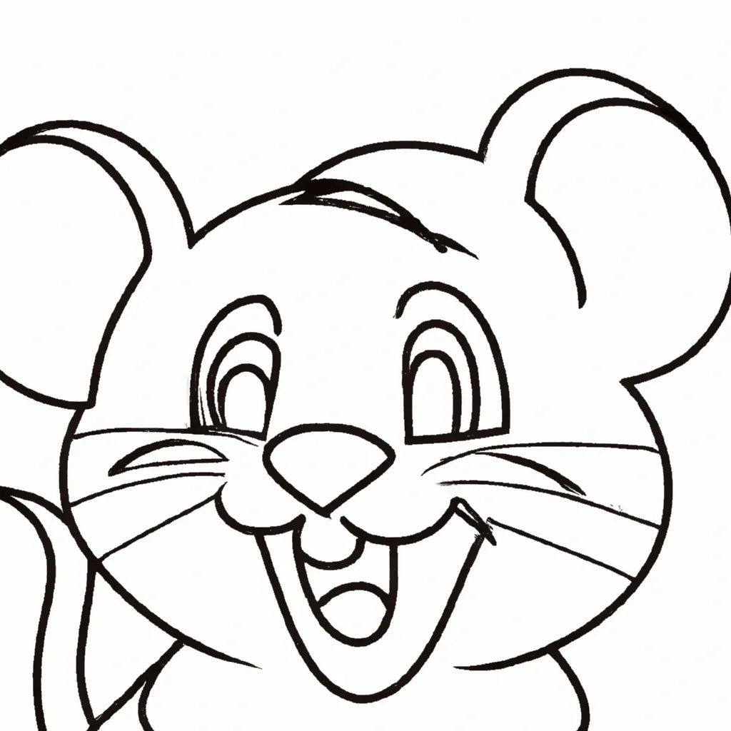 Imprimir carinha de rato Imprimir carinha de rato
