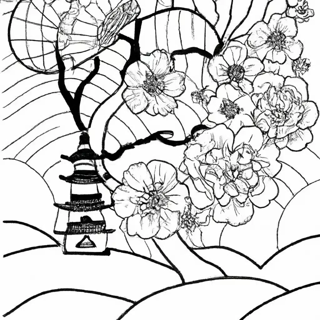 Desenhos Japoneses: Imprima e Colora! (Atividades Grátis)