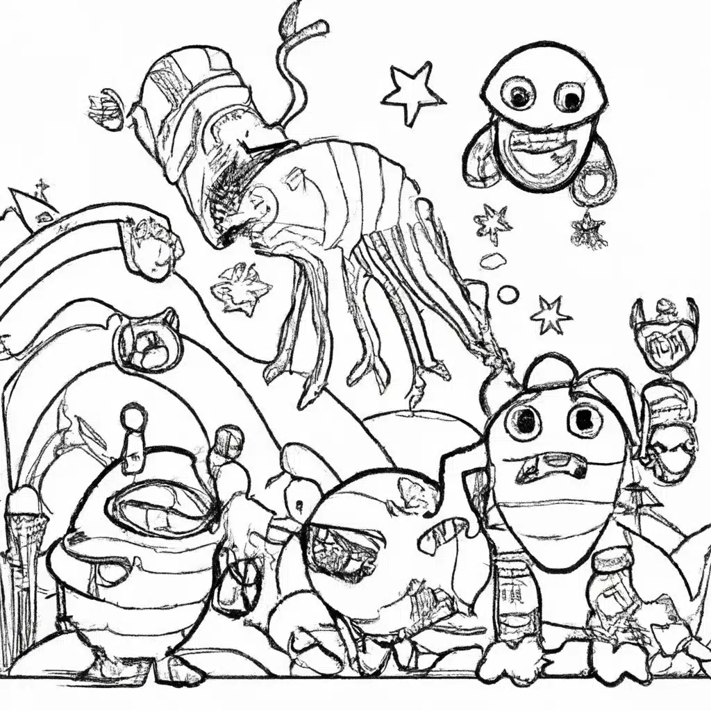Imprimir monstros vs. aliens
