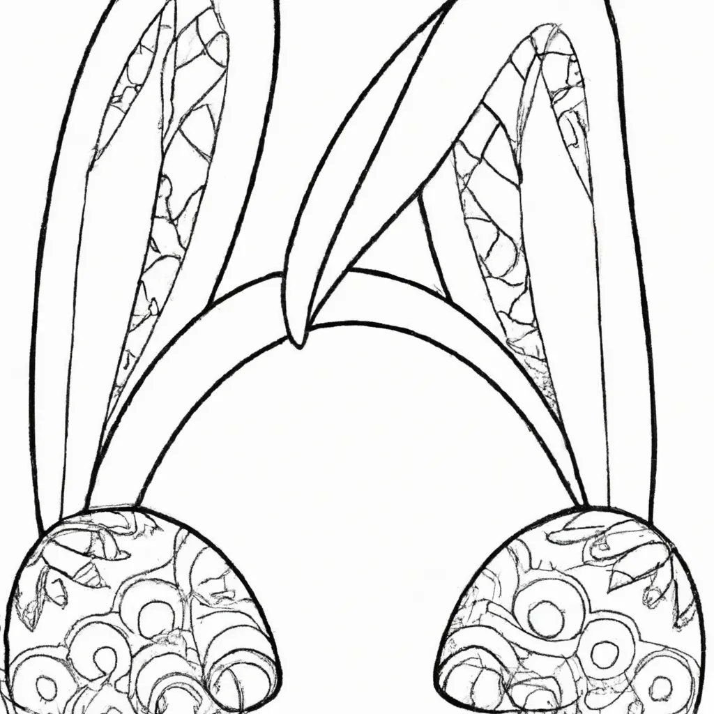 Orelhas de Coelho: Desenhos para Colorir! (Grátis)