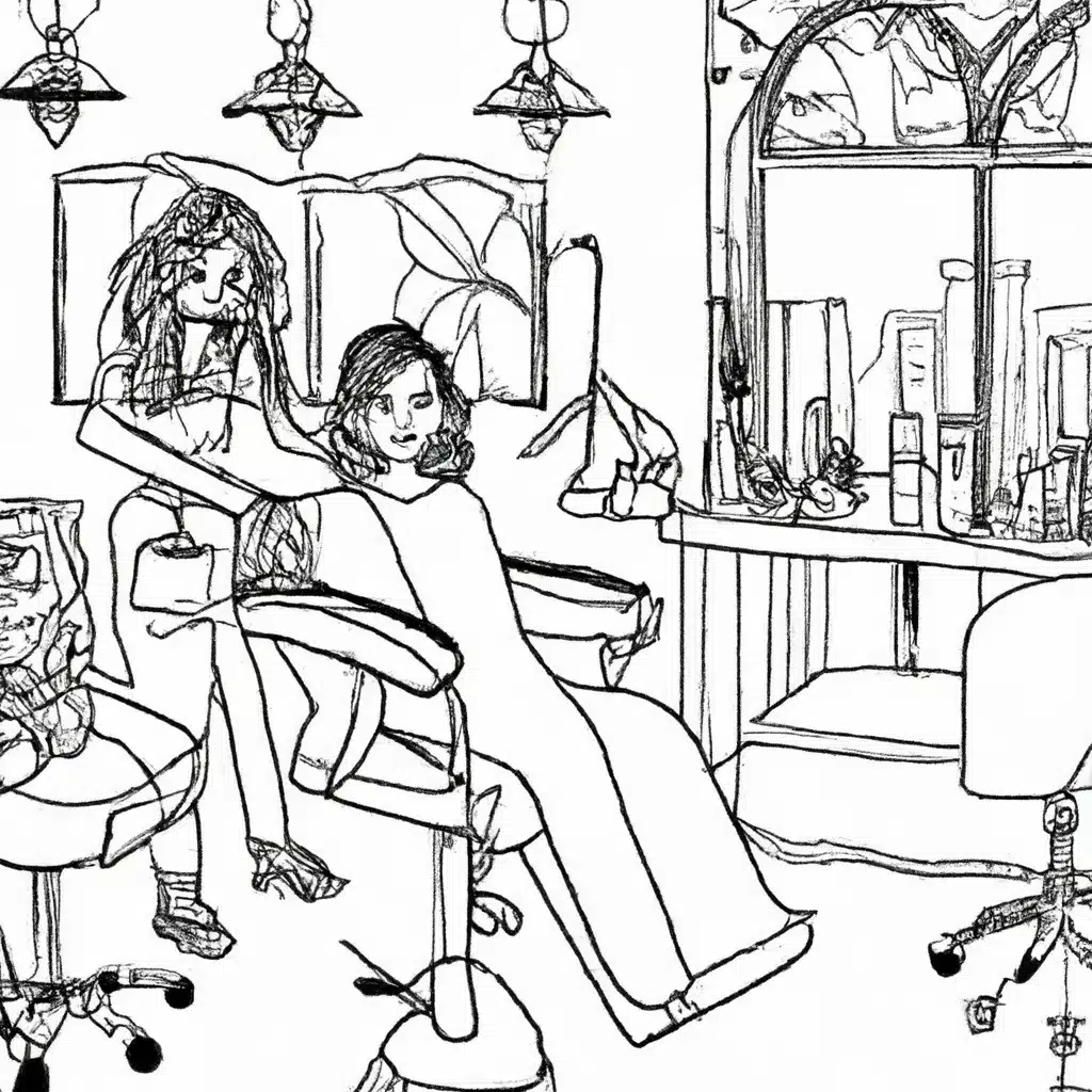 Salão de Beleza: Desenhos para Colorir! (Atividades)