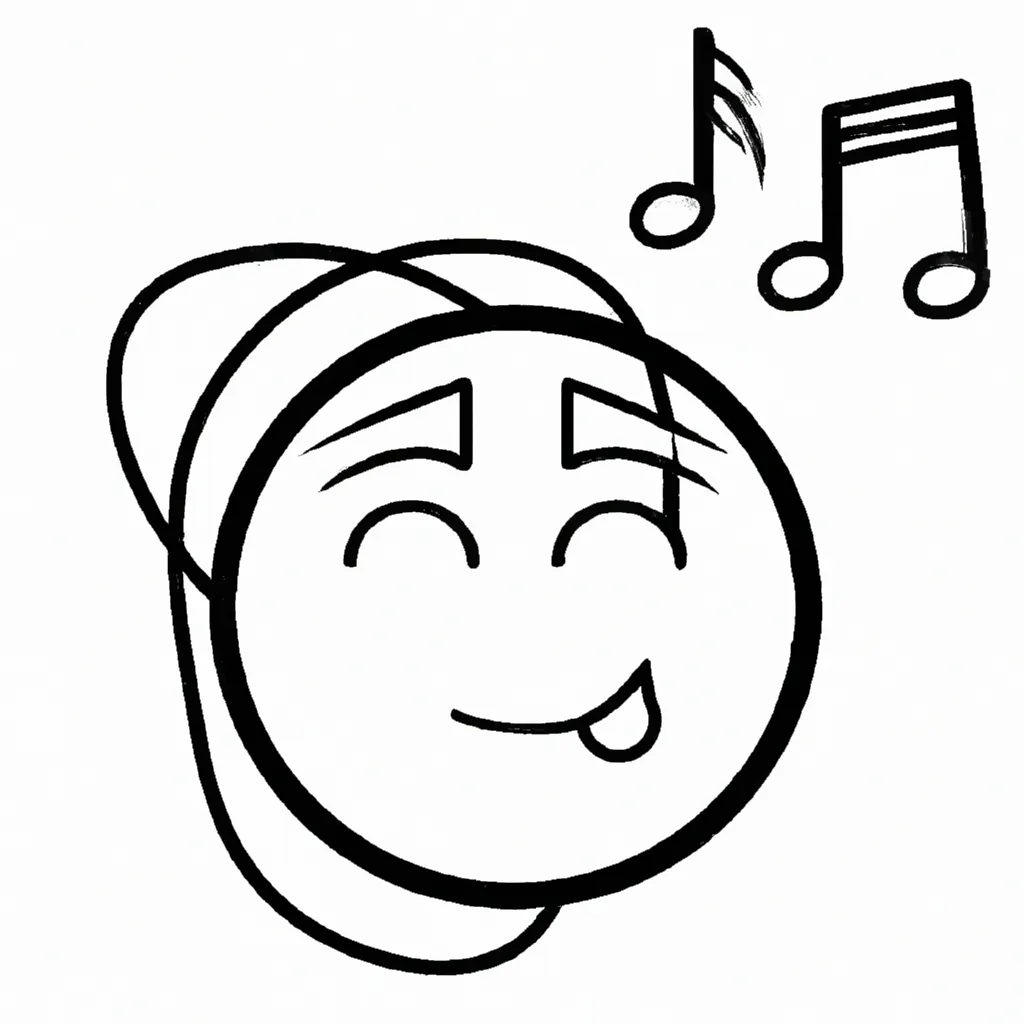 Moldes Emoji de Musica Moldes Emoji de Musica
