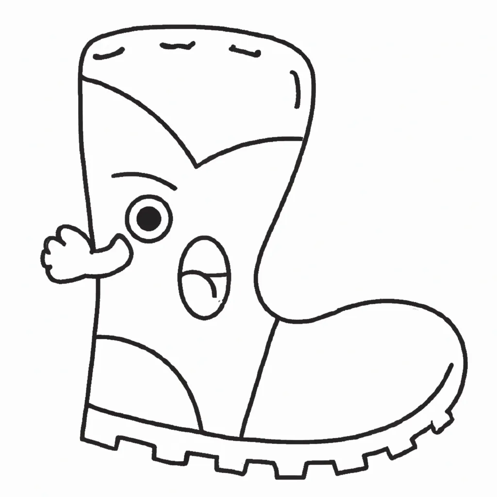 Moldes Emoji de bota