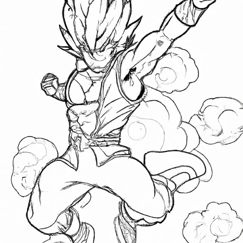 Moldes Goku Voando