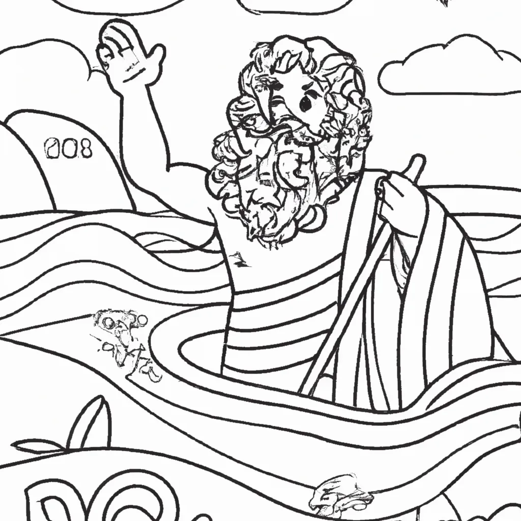 Moldes Moises Abrindo o Mar