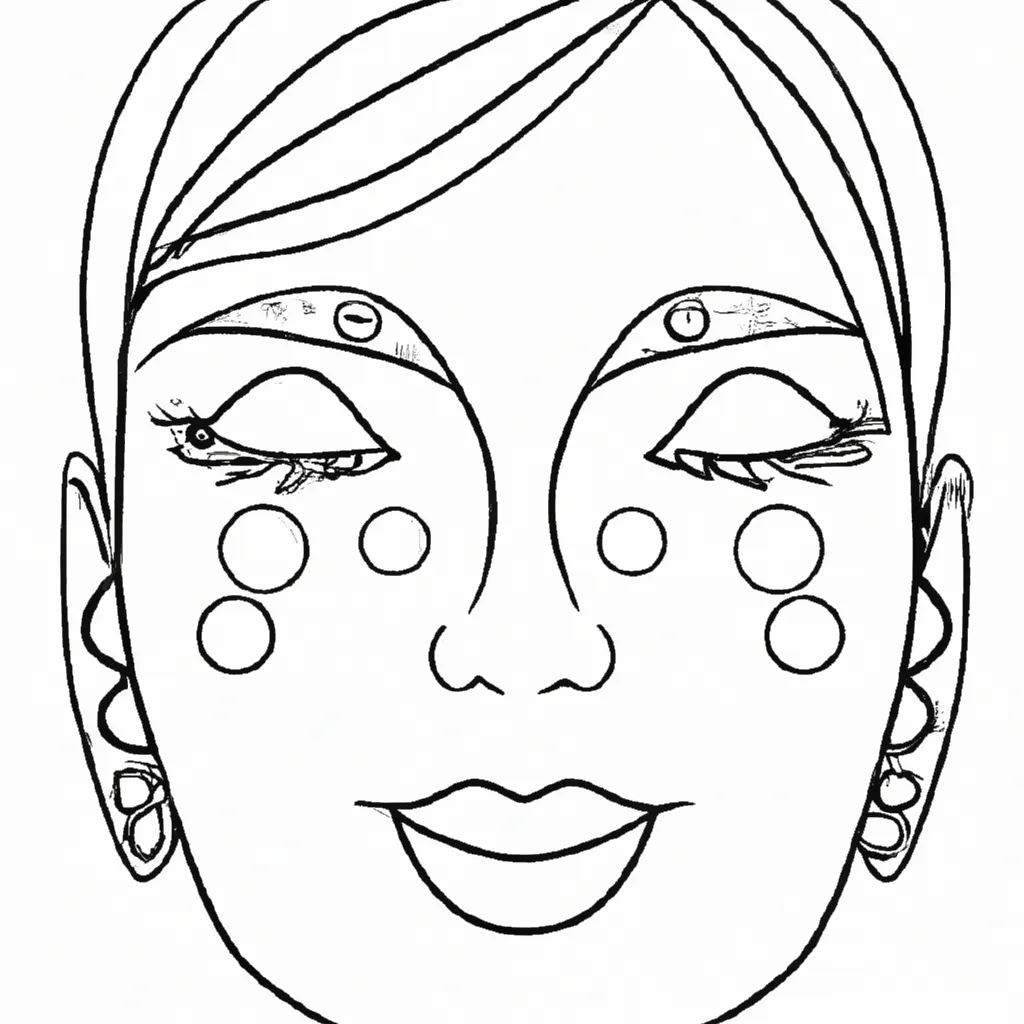 Moldes Rosto Feminino