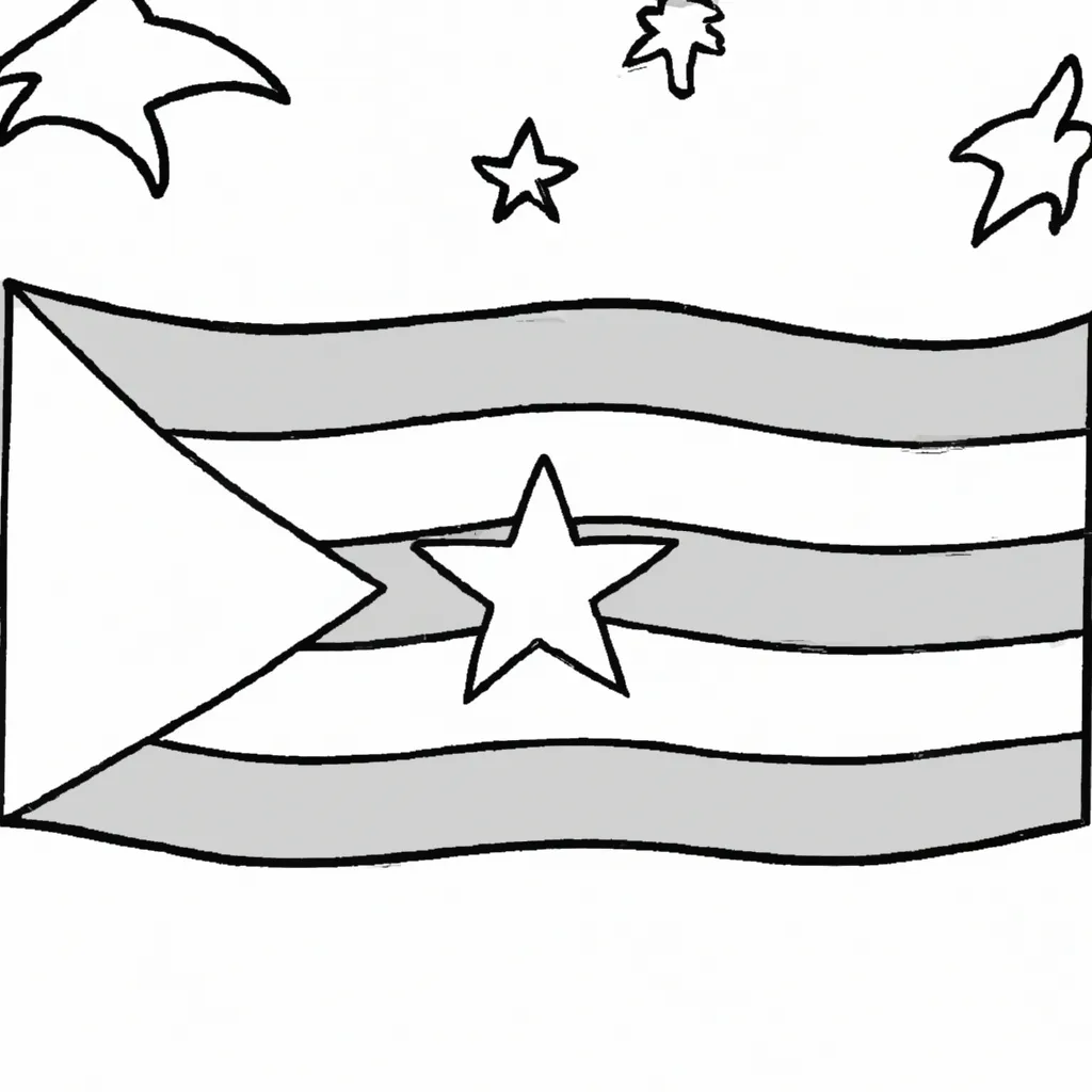 Pintar Bandeira de Cuba2