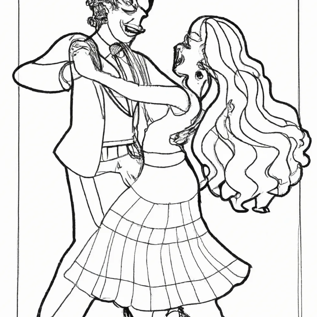 Pintar Casal Dancando2 Pintar Casal Dancando2