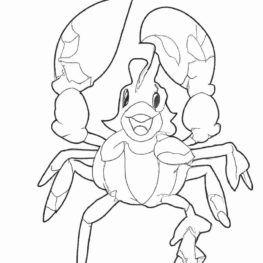 Pintar Pokemons que Parecem Caranguejo