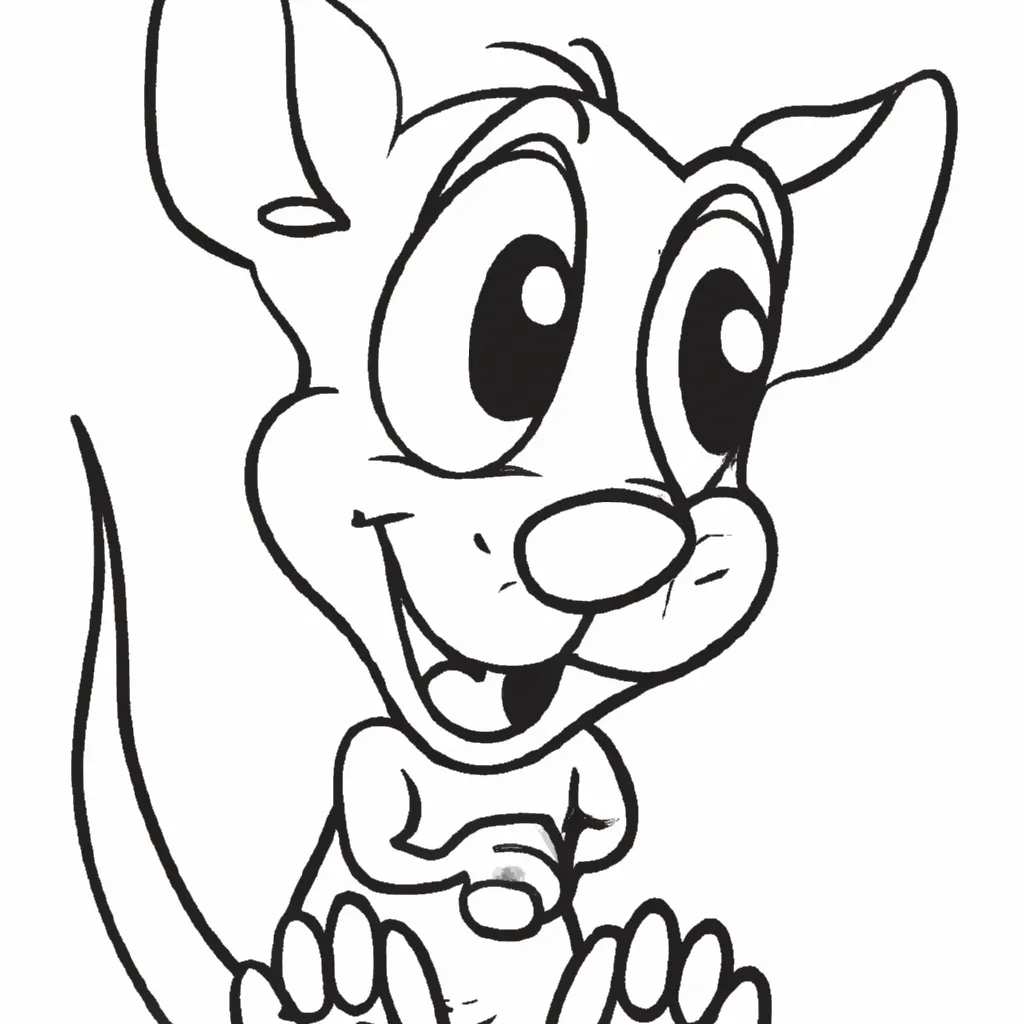 Pintar carinha de rato Pintar carinha de rato