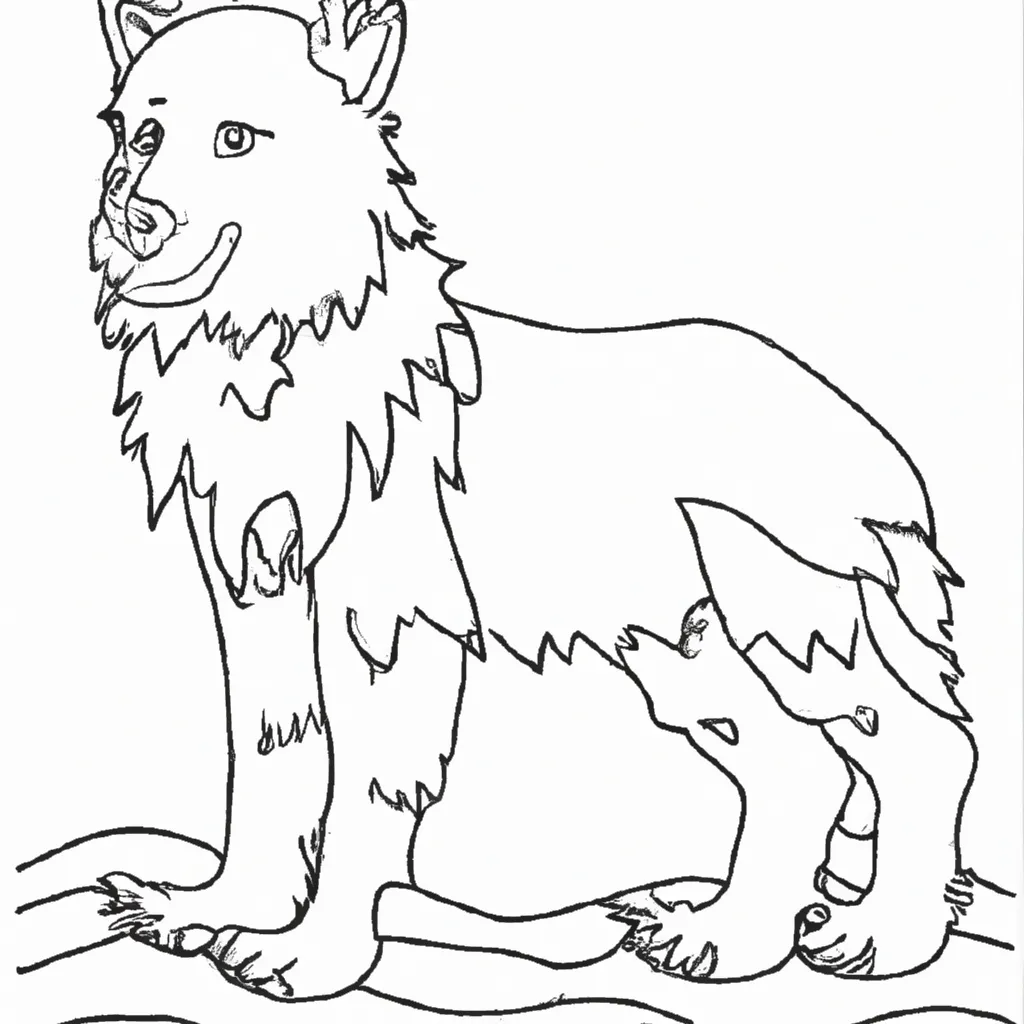 Pintar lobo do artico Pintar lobo do artico