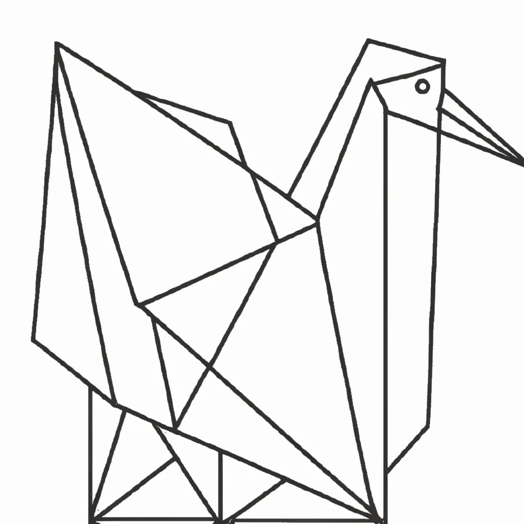 Pintar tsuru origami