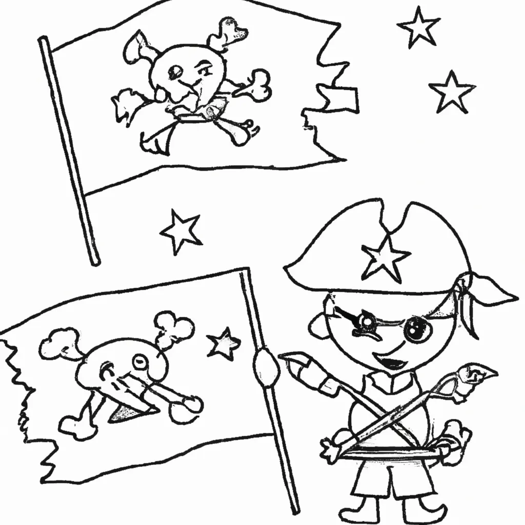 Vetores Bandeiras Piratas2