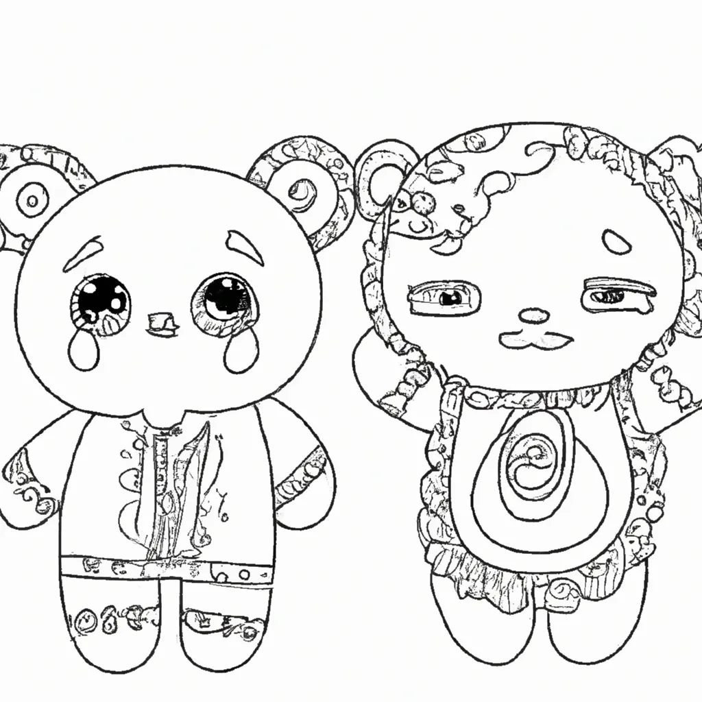 Vetores Bonecos Kawaii2 Vetores Bonecos Kawaii2