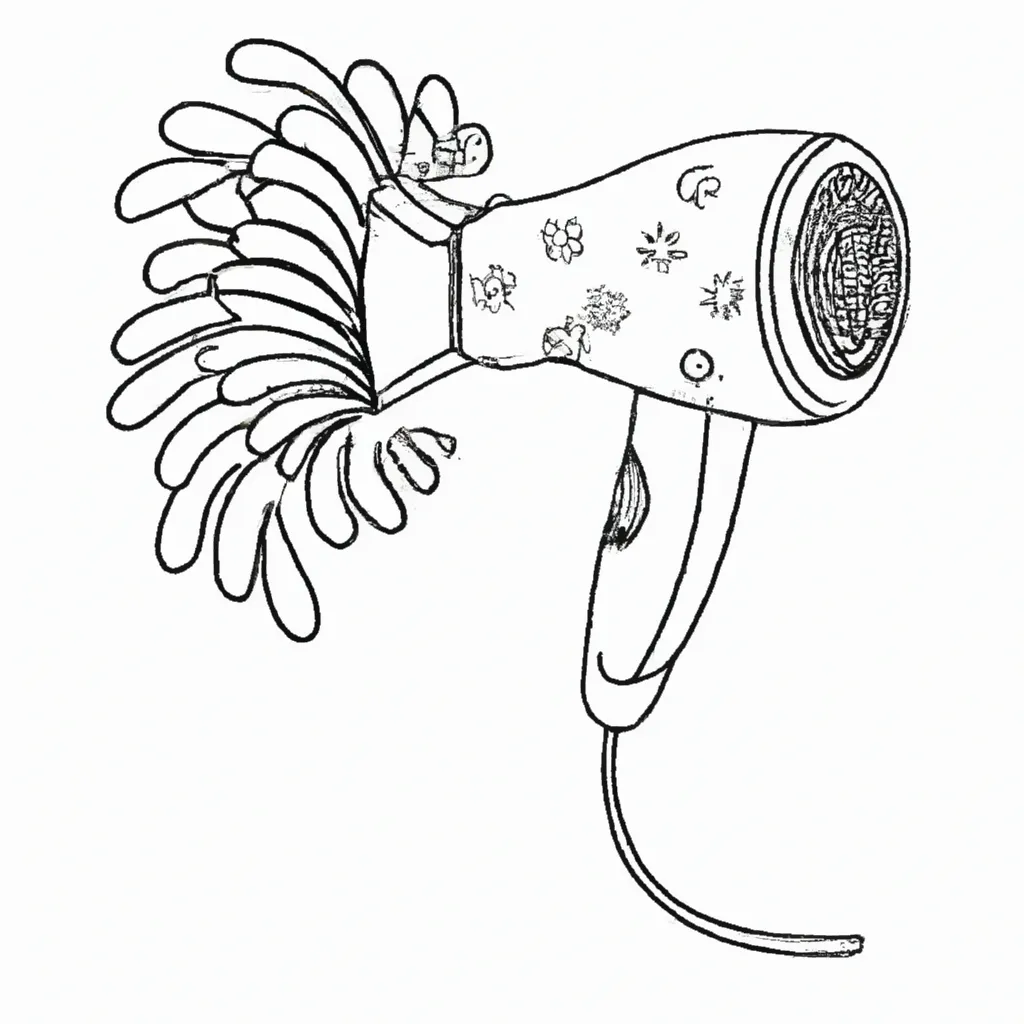 Vetores secador de cabelo2