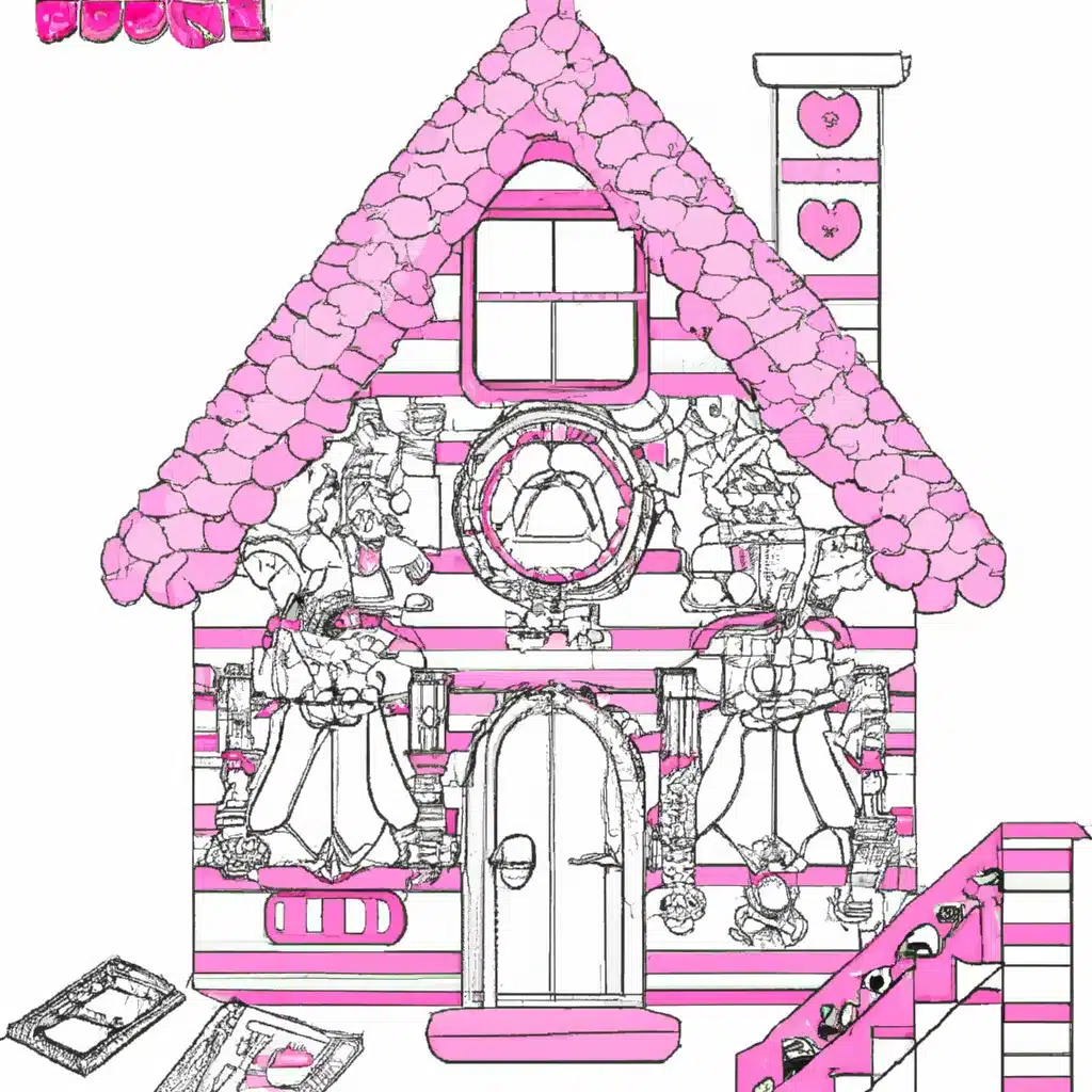 Transforme a Casa da Barbie: desenhos para imprimir e colorir!