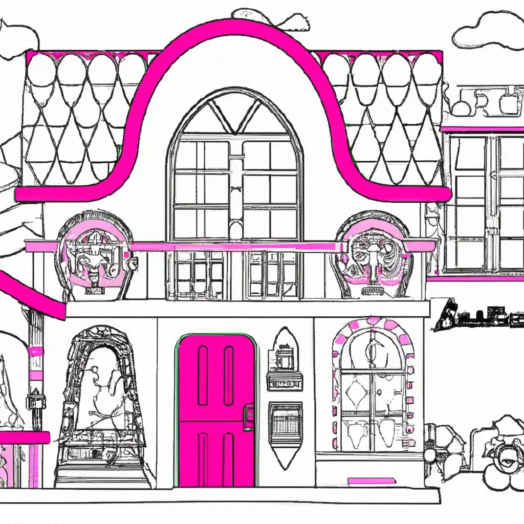 Transforme a Casa da Barbie: desenhos para imprimir e colorir!