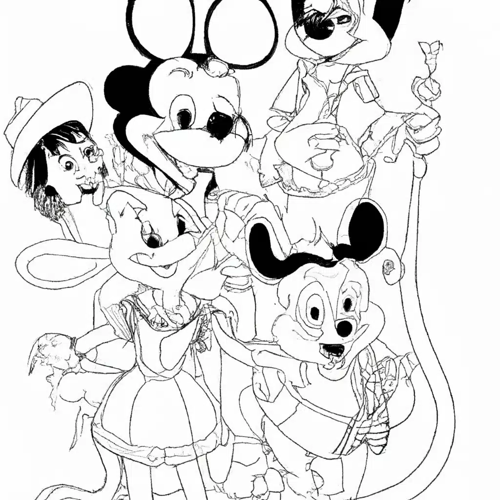 Colorir Viloes da Disney
