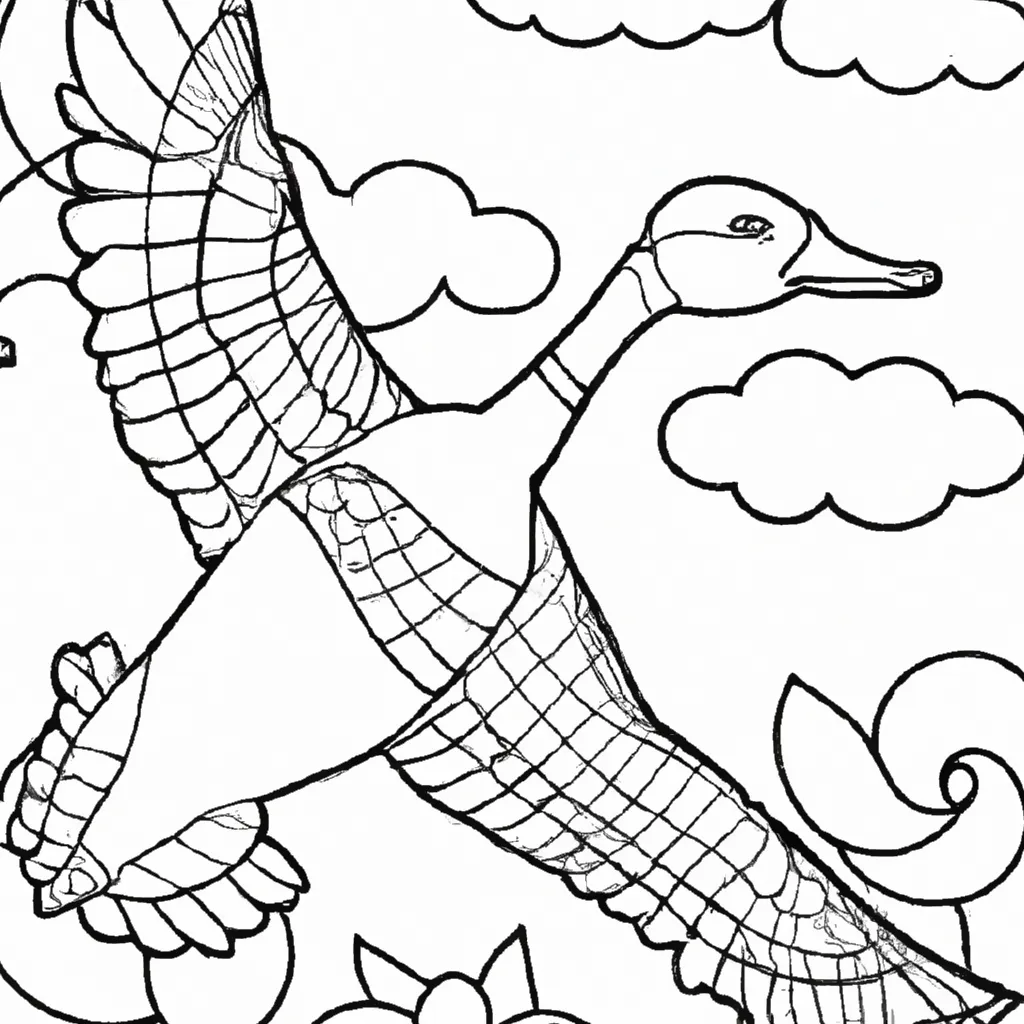 Desenhos Pato Voando Desenhos Pato Voando