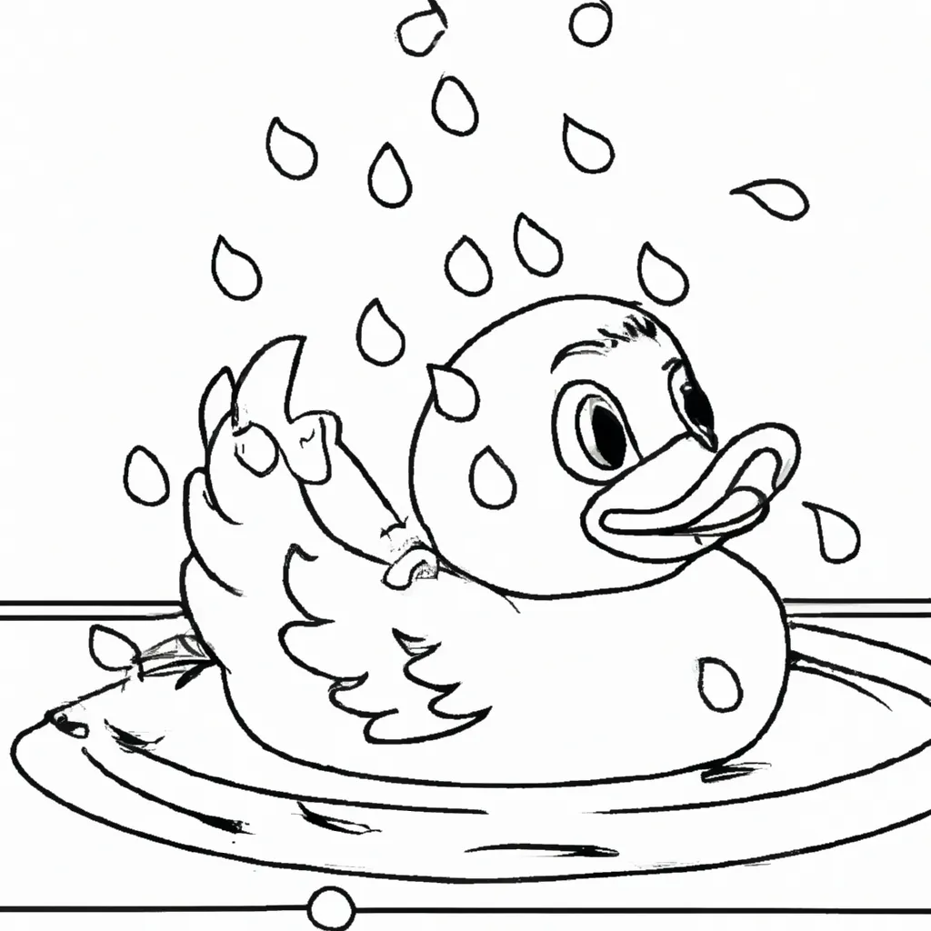 Dicas Pato Tomando Banho