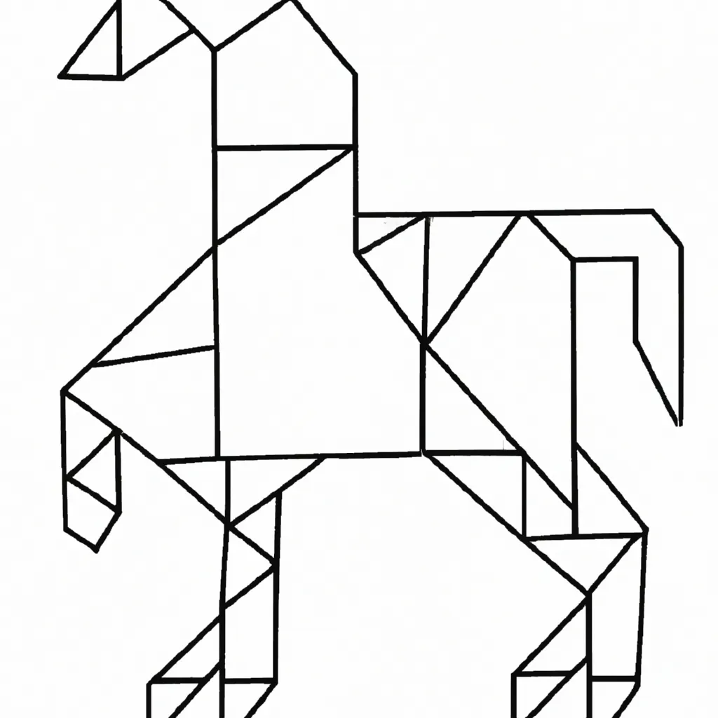 Dicas Tangram de Cavalo Dicas Tangram de Cavalo