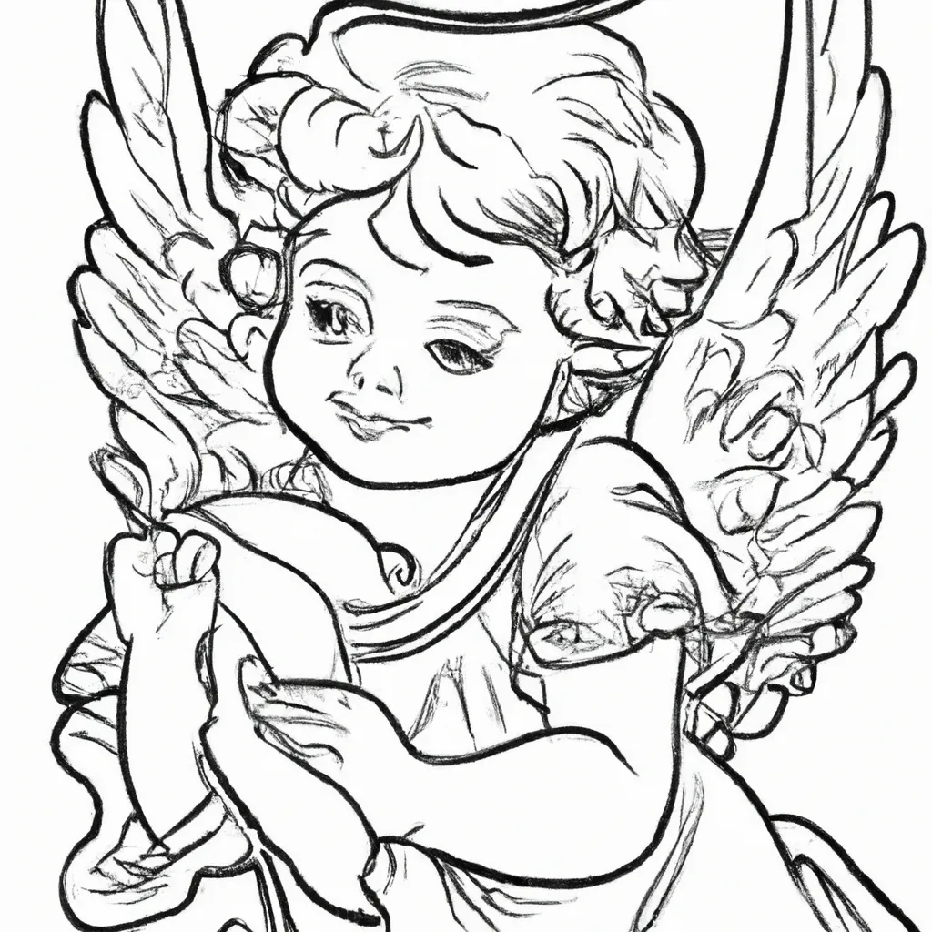Figura Anjo Realista Figura Anjo Realista
