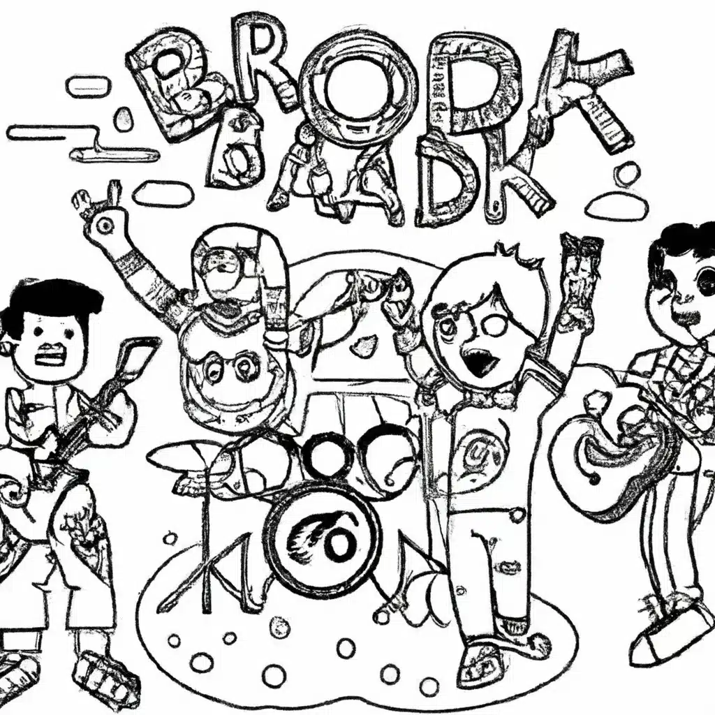 Figura Banda de Rock Figura Banda de Rock